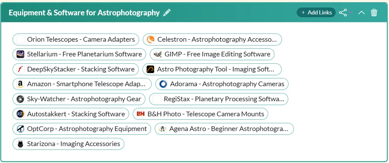 AI Links Wizard - Result